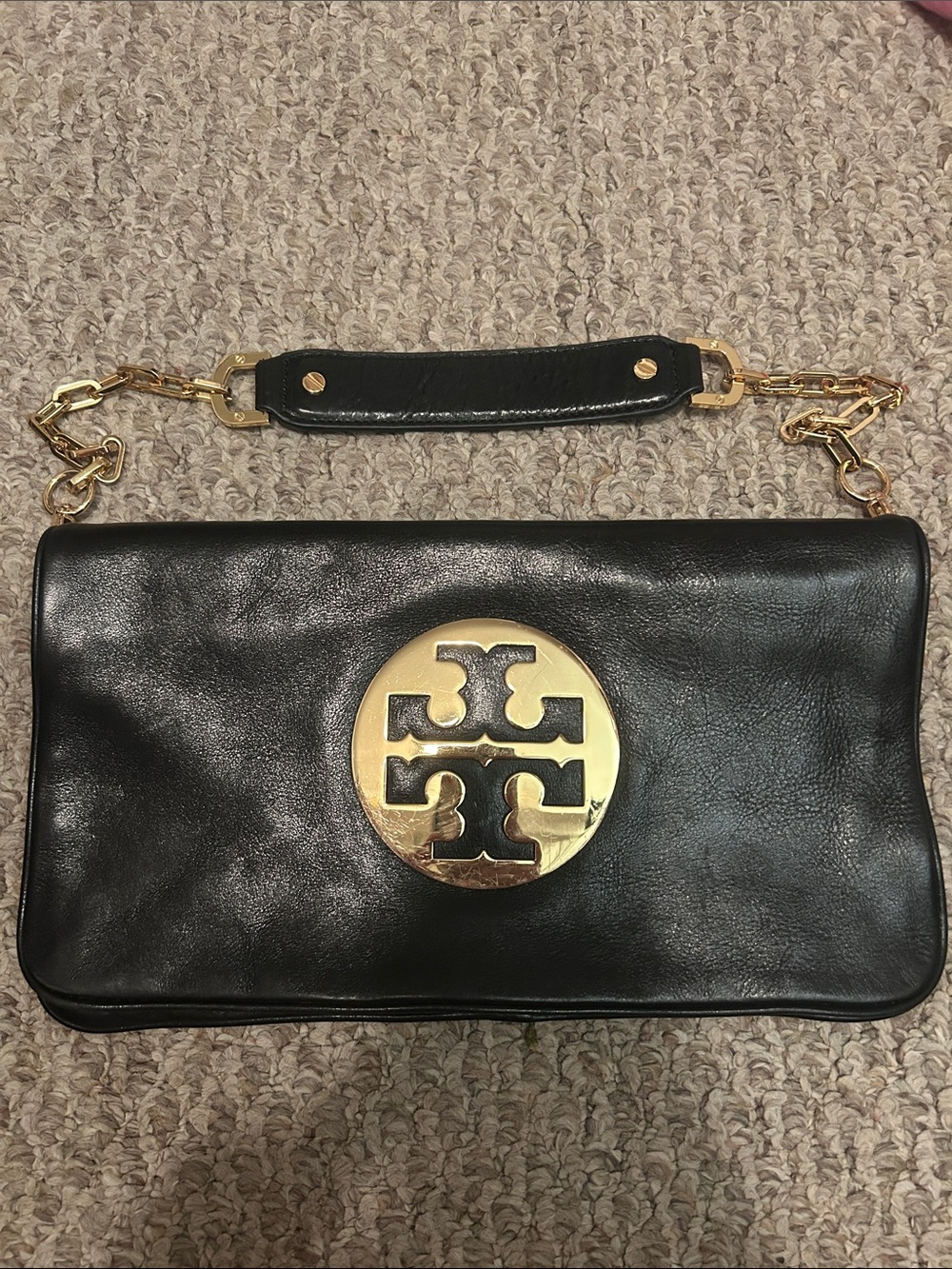 Tory Burch Black Leather Bag
